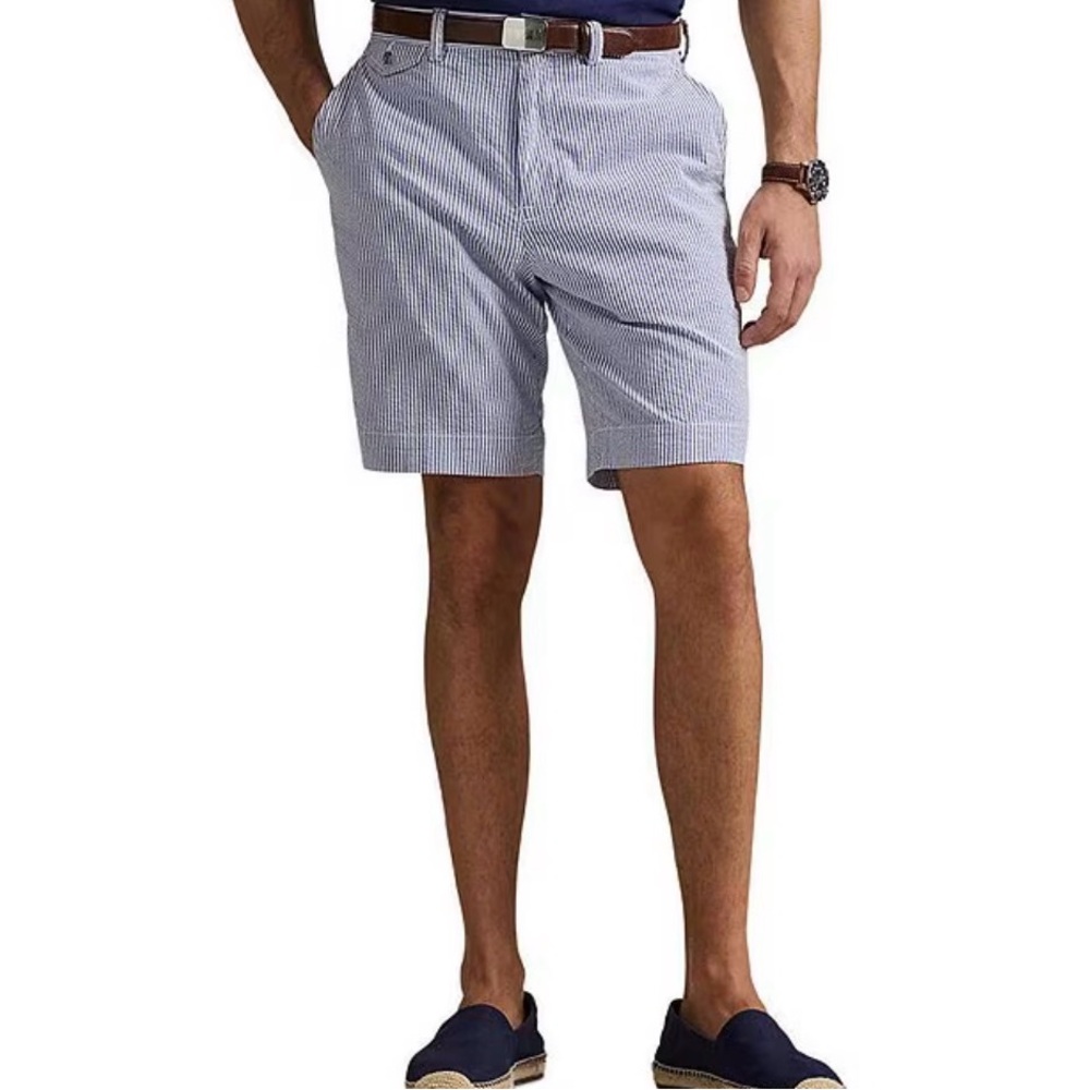 Polo Ralph Lauren Classic-Fit Stretch Men’s Seersucker Shorts